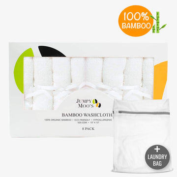 Baby Washcloths - Jumpy Moo's - Baby Essentials